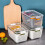 Ensemble de 3 conteneurs de rangement de cuisine étanches, 5