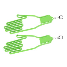 Golf Glove Holder Rack TwoPack With Hook Portable Gloves Support Bracket Fits All Golf Bags Maintains Shape Outdoor Use
