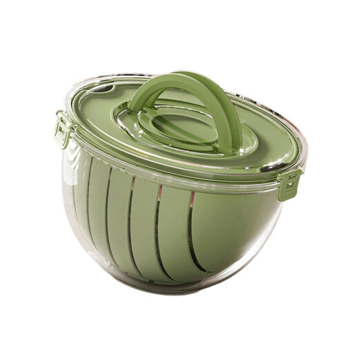 Watermelon Segmenting Basket Durable Plastic Vegetable-Green 2