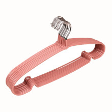 10PCS Thick Plastic Clothes Hangers Nonslip Hangers For-Pink