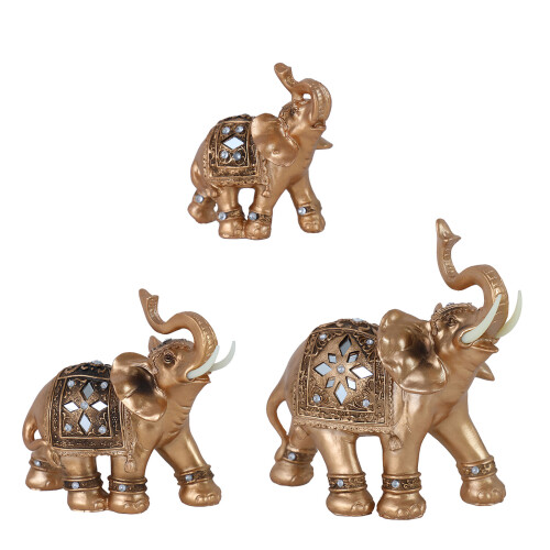Figurine d'éléphant pour tableaux de bord de voiture,-S 1