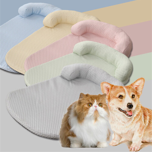 MultIfunctional Pet Cool  Pad Bed Machine Washable-Gray L 2