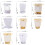 12pcs Drawstring Closure Candy Holder Round Base Gift-Style C 4