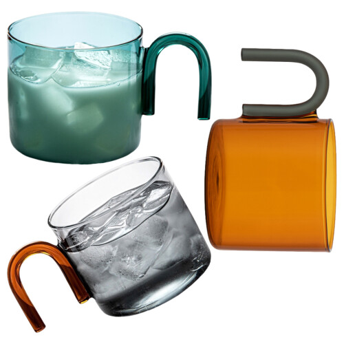 Espressotasse aus Glas mit Henkel für den Heim- oder-Bernstein 1