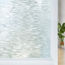 Non Adhesive Static Cling Window Covering, Light Blocking Privacy Window Film Blocks Uva And Uvb Rays, Privacy Protection For Home Office Rental Apart