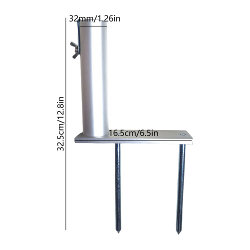 Support de parapluie de jardin résistant aux intempéries, 2