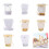 12pcs Drawstring Closure Organzas Candy Holder Snacks-Style F 3