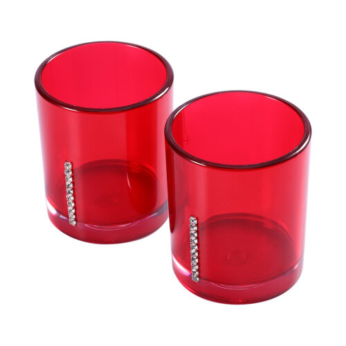 5er-Pack Acryl-Badezimmer-Organizer-Set, modernes-Lila 2