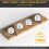 Floating Shelf Bracket For Space-saving Home Decoration, 4 Pcs Heavy Duty Wall Mounted Triangle Shelf Brackets With Durable Solid Construction, 3