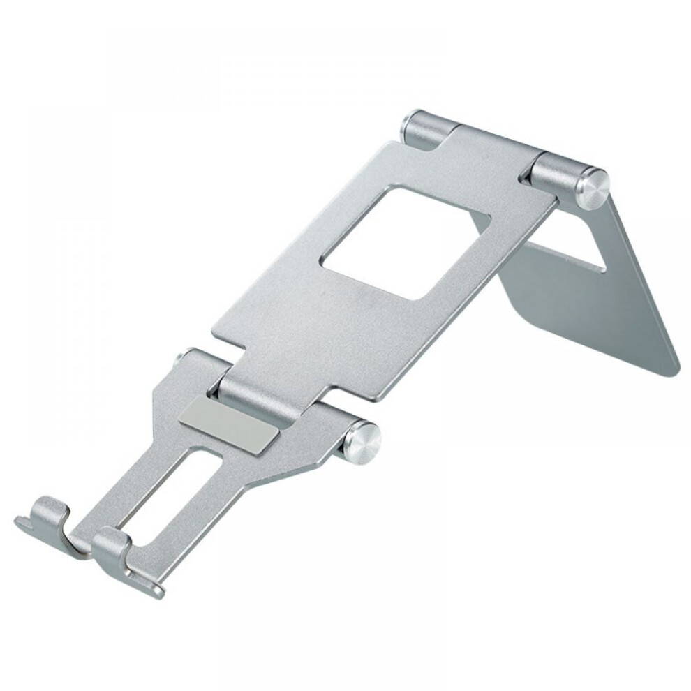 Dual-Folding Aluminum Cellphone Stand, Fully Collapsible Desktop Phone Holder For Universal Compatibility With Mainstream Phones And Tablets, Case 9128293476652
