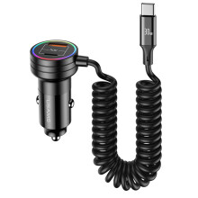 Chargeur rapide multi-appareils avancé, chargeur de voiture universel à large compatibilité, gestion de l'alimentation sûre et intelligente