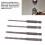 Premium Masonry Drill Bit Set 4 Pcs 3mm to 6mm for Tile Slate Glass Plastic 5