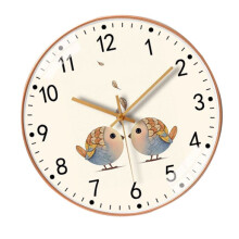 Wanduhr ohne Ticken 8 Zoll Kunststoff Wohndekor für Schlafzimmer & Wohnzimmer