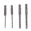 Premium Masonry Drill Bit Set 4 Pcs 3mm to 6mm for Tile Slate Glass Plastic 13