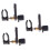 Arrow Rest Hunting Accessory Durable Material For Arrow Holding Precision Shooting Black 1