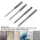 Premium Masonry Drill Bit Set 4 Pcs 3mm to 6mm for Tile Slate Glass Plastic 4