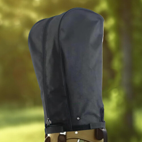 Golf Rain Cover Waterproof Bag Protector Adjustable Strap Fastening System Lightweight Foldable Storage Envelope Holes 2