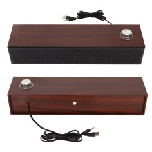 Vielseitige Vintage USB HiFi Stereo Soundbar für PC und Laptop