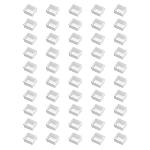 50Pcs/Pack Small Watercolor Paint Box Empty Paint Pan Small-2ml
