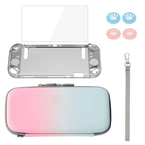 Comprehensive Console Care Package-Gradient pink blue