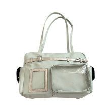 Anime Style Crossbody Shoulder Bag With Adjustable Strap-Green