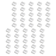 50Pcs Watercolor Paint Pans Empty Half Pan Paint Storage-3.2ml