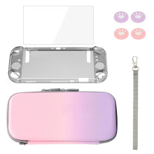 Full Protective Kit For NSW2 Gaming-Gradient pink and pu