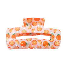 Modieuze fruithaarklauwclip antislip grip voor dames meisjes-OF