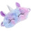 Prevent Pressure on Eyes, Soft Fluffy Plush Blindfold for Deep Relaxation, Cute Unicorn Sleeping Mask with Blocks Out Light Design, Elastic Strap Comf 2
