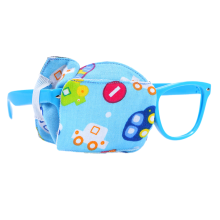 Eye Patch for Kids Glasses, Cute Unicorn Design Super Lightweight Adjustable Eye Cover for Treating Lazy Eye Amblyopia Strabismus and After Surgery (O