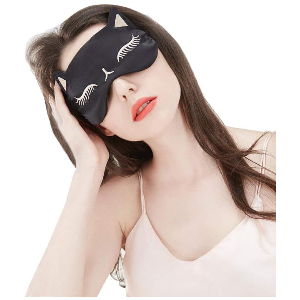 Light Weight Adjustable Eyeshade Mask, Uninterrupted Sleep Promoting Sleep Eye Masks With Breathable Comfortable Proof Fabric, Deep Sleep Anytime