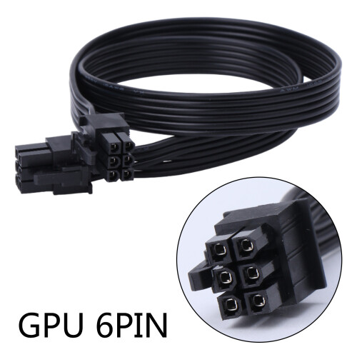 Flaches 6-poliges PCIe-Stromkabel, flexibles GPU-Kabel,-40cm 1