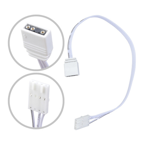 High Compatibility 4 Pin ARGB Cable 25cm Extension Cord For PC 1