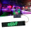 Programmable Green LED Matrix Signboard 155x33mm Battery Powered 14