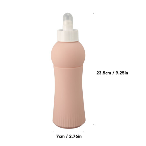 Vaginalwascher 500ML PP Ergonomischer Perinealdusche Geradekopf 1