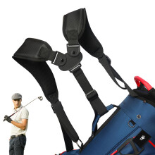 Club Carry Strap Golf Shoulder Strap Adjustable Soft Padded Sledge Strap With Buckle Universal Attachment For Cart Or Stand Bags