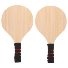 2Pcs Comfortable Grip Wooden Pickleball Paddle Set for Power Control