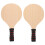2Pcs Comfortable Grip Wooden Pickleball Paddle Set for Power Control 1