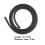 Durable 7mm Ignition Cable 1M Black Universal for Engines & Bikes 2