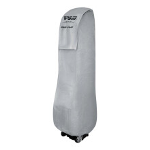 Golf Club Bag Travel Cover - Waterproof Fabric Rain Cover for Standard Size Clubs - Gray Color