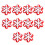 Comfortable Perceived Christmas Decorations 10Pcs Set-snowflake 1