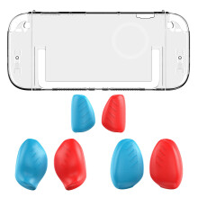 Étui de protection pour Console de jeu-Poignée bleue et rouge