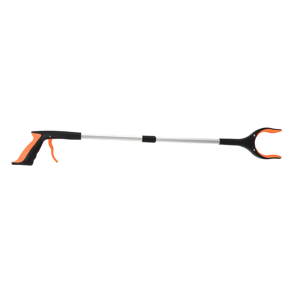 Foldable Aluminum Reacher Grabber Tool 216g Orange Lightweight Multifunctional