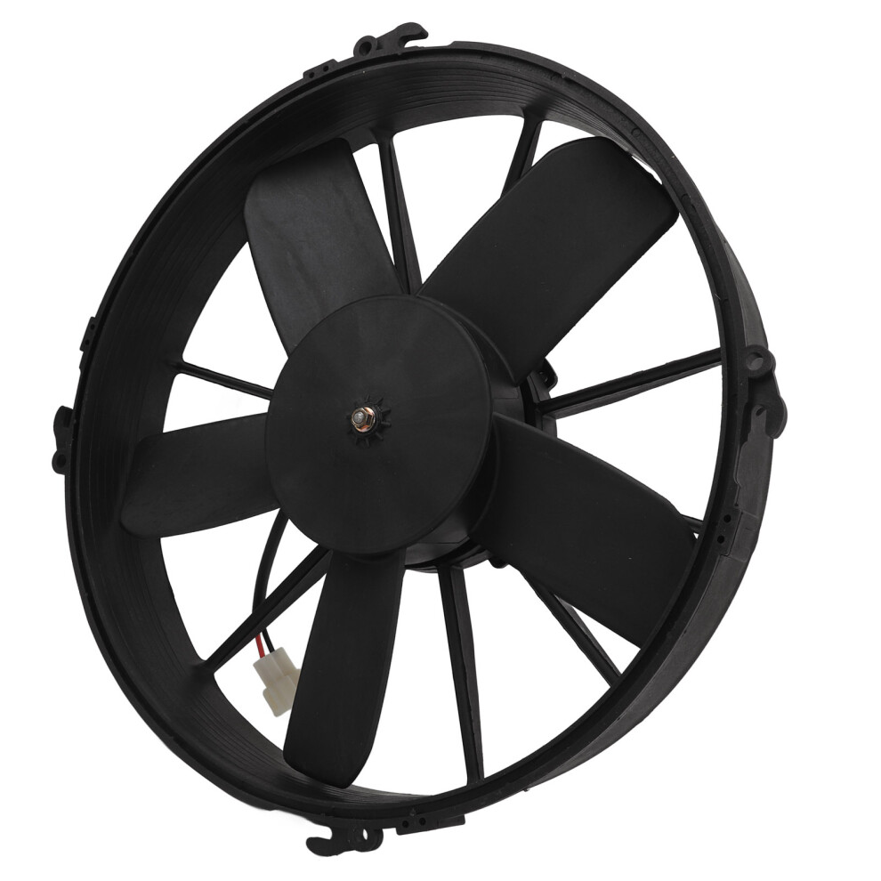 24V Car Air Conditioner Cooling Fan 5-Blade Slim Powerful Truck Fan 8181368927429