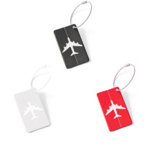 Plane Identify Design Luggage Tags, Applicable For Suitcases with Fashionable And Practical Features, Semi Private Design Travel ID Tag Made from