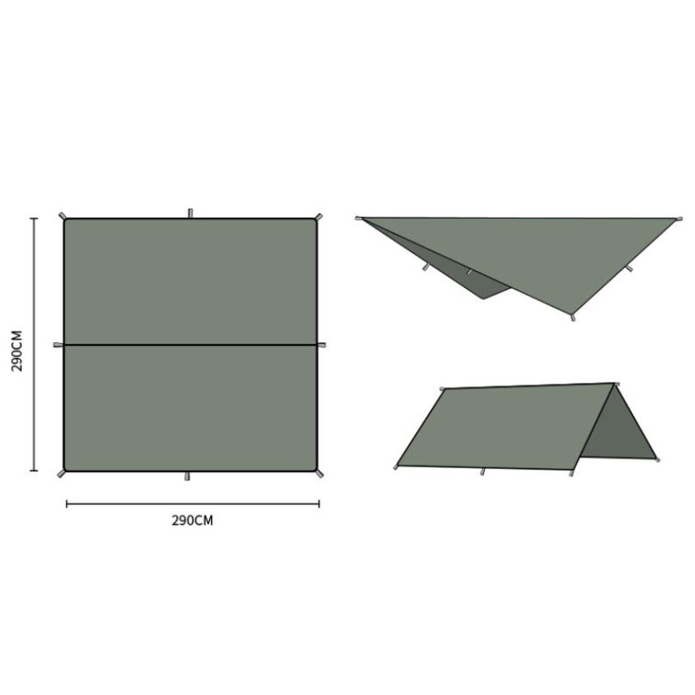 Portable Paradise: Lightweight, Waterproof Tarp For Unforgettable Journeys 9128293478373
