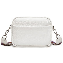 Crossbodyväska med flera fickor och vintage-estetik i mjukt PU-läder för kvinnor
