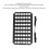 Steifes schwarzes MOLLE-Panel PP Gear Organizer mit Gurt für Rucksack 4