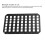 Steifes schwarzes MOLLE-Panel PP Gear Organizer mit Gurt für Rucksack 3