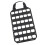 Schwarzes PP-Molle-Panel mit Griff, Wand- und Rucksack- Organizer, 302g 10